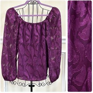 NWT Mason & Belle Wren Jaquard Blouse Stitch Fix